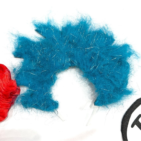 Spirit Halloween Dr Seuss Cat in the Hat Thing 1 & 2 Girls 2pc Halloween Costume - Picture 6 of 10